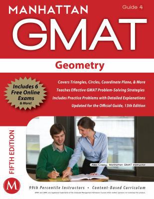 Manhattan GMAT Geometry, Guide 4 [With Web Access] 1935707647 Book Cover