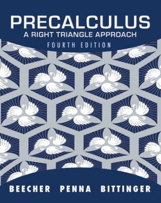 Precalculus: A Right Triangle Approach 0321693973 Book Cover