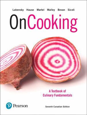 On Cooking: A Textbook of Culinary Fundamentals 0134433904 Book Cover