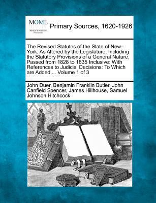 The Revised Statutes of the State of New-York, ... 127711255X Book Cover