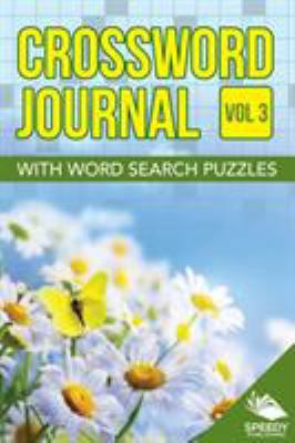 Crossword Journal Vol 3 with Word Search Puzzles 1682801705 Book Cover