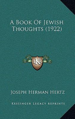 A Book Of Jewish Thoughts (1922) 1164786636 Book Cover