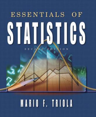 Essentials of Statistics (2nd Edition) 0201771292 Book Cover