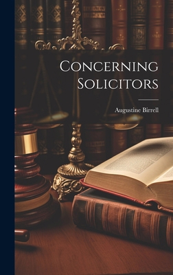 Concerning Solicitors 1020935472 Book Cover