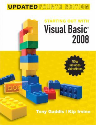 Starting Out With Visual Basic 2008 Update 0136076955 Book Cover