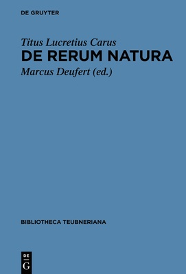 De rerum natura [Latin] 3110262517 Book Cover