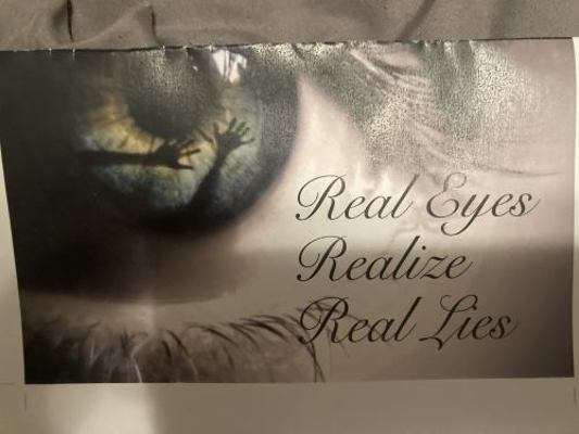 Paperback Real Eyes Realize Real Lies Book