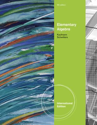 Elementary Algebra 0538734388 Book Cover