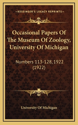 Occasional Papers Of The Museum Of Zoology, Uni... 1166668355 Book Cover