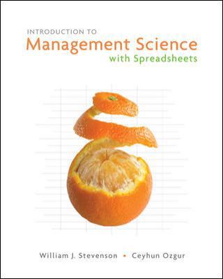 Introduction to Management Science with Spreads... 007299066X Book Cover
