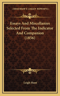 Essays And Miscellanies Selected From The Indic... 1167139666 Book Cover