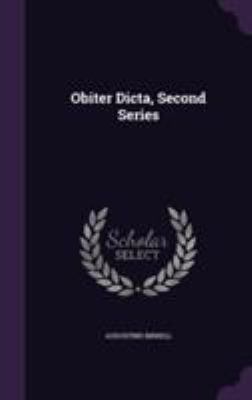 Obiter Dicta, Second Series 1355770181 Book Cover