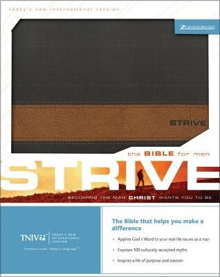 Strive-Tniv: The Bible for Men 0310921031 Book Cover