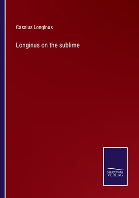 Longinus on the sublime 375256802X Book Cover