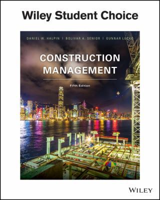 Construction Management, 5th Edition 1119425735 Book Cover