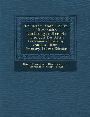 Dr. Heinr. Andr. Christ. Havernick's Vorlesunge... [German] 1294383817 Book Cover