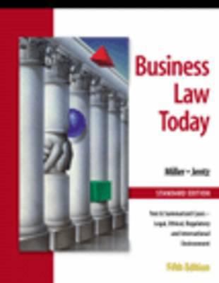 Business Law Today, Standard Edition: Text, Sum... 032400222X Book Cover