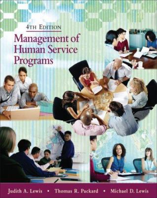 Management of Human Service Programs 049500782X Book Cover