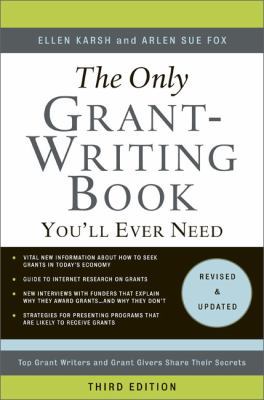 The Only Grant-Writing Book You'll Ever Need: T... 0465018696 Book Cover