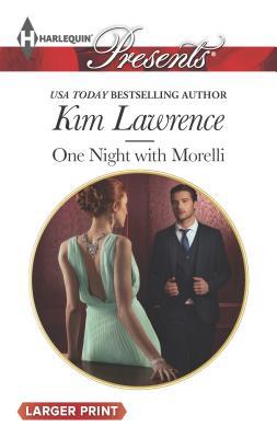 One Night with Morelli [Large Print] 0373137699 Book Cover