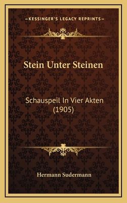Stein Unter Steinen: Schauspeil In Vier Akten (... [German] 1167266021 Book Cover