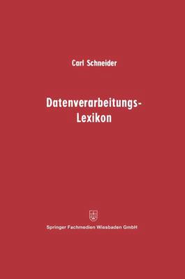 Datenverarbeitungs-Lexikon [German] 3409318313 Book Cover
