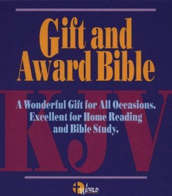 Gift and Award Bible-KJV 0529031132 Book Cover