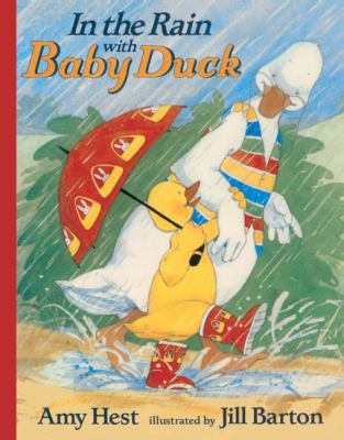 In the Rain with Baby Duck 0613182561 Book Cover