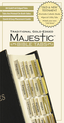 Majestic Traditional Gold-Edged Bible Tabs 1934770132 Book Cover