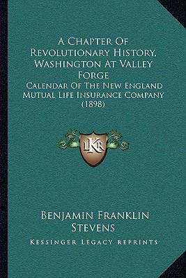 A Chapter Of Revolutionary History, Washington ... 1166416003 Book Cover