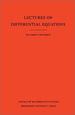 Lectures on Differential Equations 0691083959 Book Cover