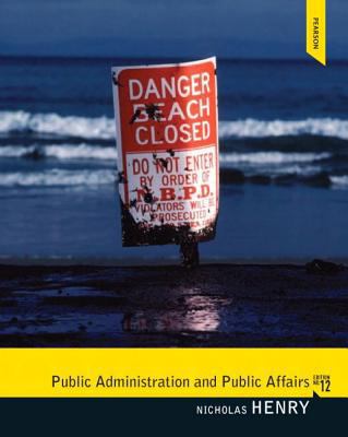 Public Administration & Public Affairs 0205855865 Book Cover