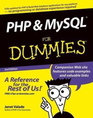PHP and MySQL for Dummies 0764555898 Book Cover