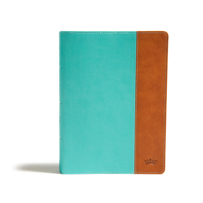 CSB Tony Evans Study Bible, Teal/Earth Leathert... 1087720303 Book Cover