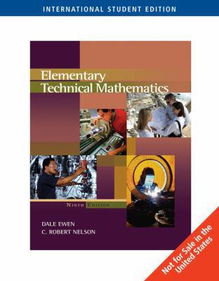 Elementary Technical Mathematics 0495110450 Book Cover