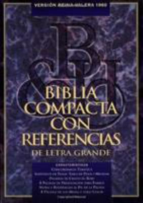 Large Print Compact Reference Bible-RV 1960 [Spanish] [Large Print] 1558192891 Book Cover