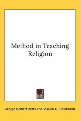 Method in Teaching Religion 0548027331 Book Cover