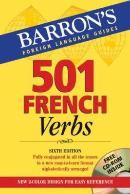 501 French Verbs: With CD-ROM [With CDROM] 0764179837 Book Cover