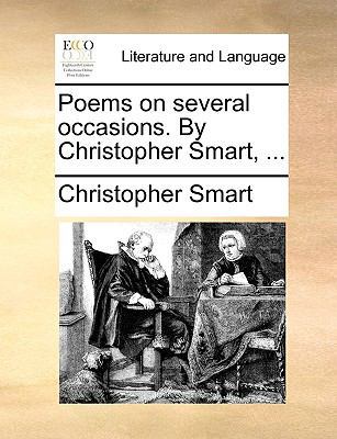 Poems on several occasions. By Christopher Smar... 1170479367 Book Cover