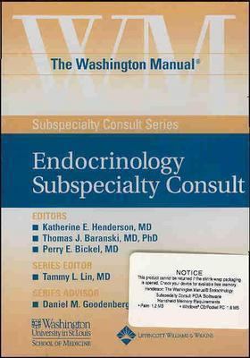 Washington Manual (R) Endocrinology Subspecialt... 078174895X Book Cover