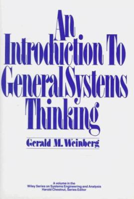 An Introduction to General Systems Thinking (Wi... 0471925632 Book Cover