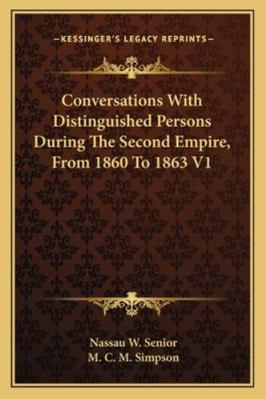 Conversations With Distinguished Persons During... 1163244236 Book Cover