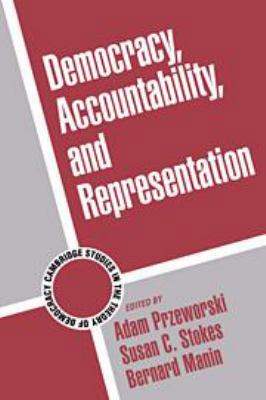 Democracy, Accountability, and Representation 1139175106 Book Cover