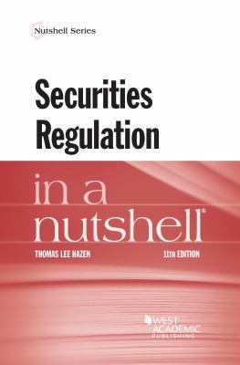 Securities Regulation in a Nutshell 0314269967 Book Cover