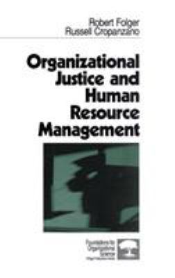 Organizational Justice and Human Resource Manag... 080395686X Book Cover