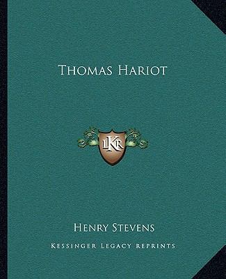 Thomas Hariot 1162713666 Book Cover