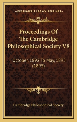 Proceedings Of The Cambridge Philosophical Soci... 1166663396 Book Cover