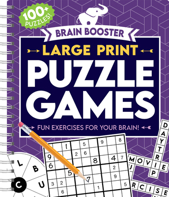Brain Boosters - Large Print Puzzle Games 1628858524 Book Cover