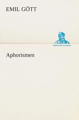Aphorismen [German] 3849530132 Book Cover