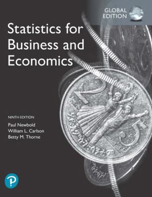 Statistics for Business and Economics, Global E... 1292315032 Book Cover